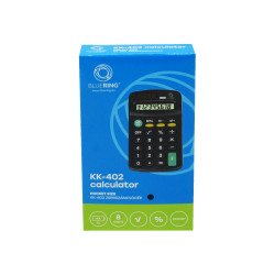 Zsebszámológép 8 digit KK-402 Bluering® Számológép Bluering