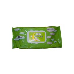 Nedves törlőkendő 72 lap/csomag Baby Well Oliva Nedves törlőkendők Well Done