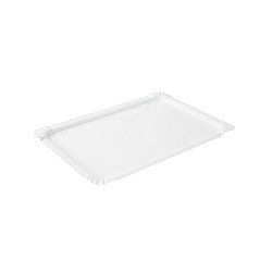 Papírtálca kerek átmérő 23 cm 100 db/csomag fehér Street food - party kellékek Egyéb