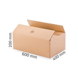 Karton doboz 600 x 400 x 200 mm 3 rétegű Doboz Egyéb