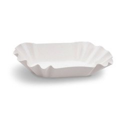 Papírtálca ovális 100 x 200 mm nagy krumplis 250 db/csomag Street food - party kellékek Egyéb
