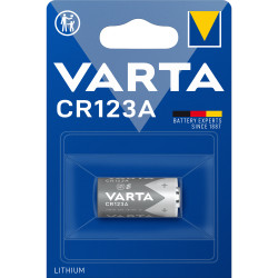 Fotóelem CR 123A 1 db/csomag, Varta Ultra Lithium Elem, akkumulátor, töltő Varta