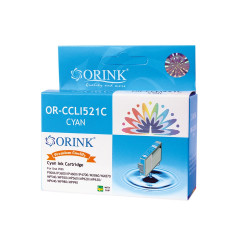 Canon CLI521 tintapatron cyan ORINK Tintapatron kompatibilis Orink