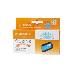 Utángyártott Hp 951XL/CN046AE tintapatron cyan ORINK Tintapatron kompatibilis Orink