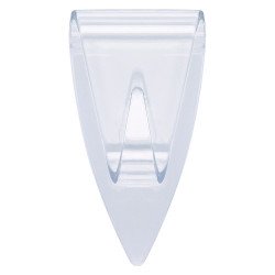 Akasztó öntapadós műanyag 0,2 kg teherbírású 5 darab/bliszter Tesa Powerstrips átlátszó Akasztók Tesa