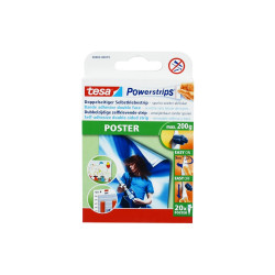 Ragasztócsík kétoldalas, Powerstrips poszterhez Tesa Ragasztó csík Tesa