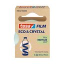 Ragasztószalag 19mmx10m irodai átlátszó újrahasznosított Tesa Eco & Crystal