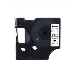 Feliratozógép szalag kompatibilis Dymo D1 S0720530/45013 12mmx7m ECO fekete/fehér Nyomtató és feliratozó gép, kellékek Eco