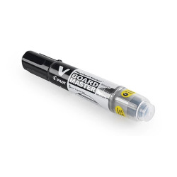 Táblamarker 2,3mm, kerek hegyű, utántölthető medium V-Board Pilot fekete Táblamarker Pilot
