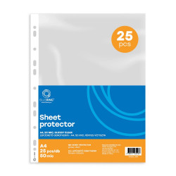 Genotherm lefűzhető, A4, 50 micron fényes víztiszta Bluering® 25 db/csomag, 4 csomag/karton kínáló Lefűzhető genotherm Bluering