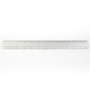 Vonalzó 30cm, alumínium Bluering®