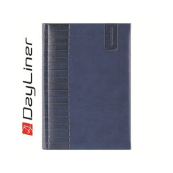 Tárgyalási napló Tucson B5 napló, fehér lapokkal kék Dayliner 2026. Napló Dayliner