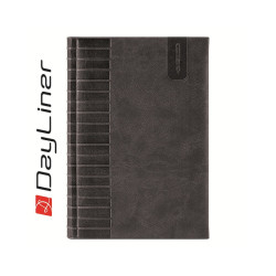 Tárgyalási napló Tucson B5 napló, fehér lapokkal fekete Dayliner 2026. Napló Dayliner