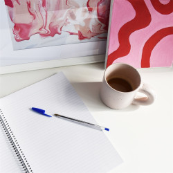 Golyóstoll eldobható kupakos Bluering® , írásszín kék