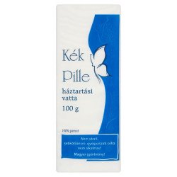 Vatta 100 g 100 % pamut Kék Pille Higiéniai kiegészítő Kék Pille