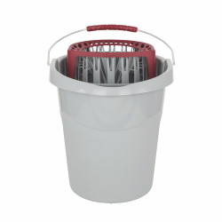 Felmosó vödör 13 literes ovális csavaró kosárral és bevezetővel Multi MOP Vödrök, lapátok Il-pe