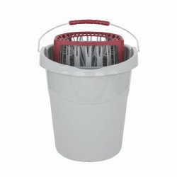 Felmosó vödör 13 literes ovális csavaró kosárral és bevezetővel Multi MOP Vödrök, lapátok Il-pe