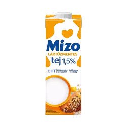 Tej 1l Mizo laktózmentes 1,5% Tej,tejszín, növényi italok Mizo