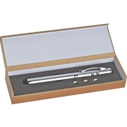 Lézer mutató, pointeres toll, fém, Led Mutatópálca M-collection