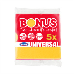 Törlőkendő általános 5 db/csomag Bonus_B170 Szivacsok, kendők, súrolók Bonus