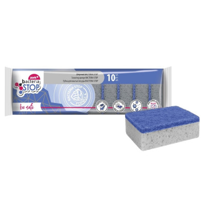 Mosogatószivacs 10 db/csomag Baktérium Stop York_034010