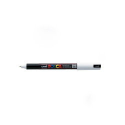 Dekormarker 0,7mm, Uni Posca PC-1MR fehér Dekormarker Uni