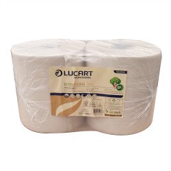 Ipari törlő 2 rétegű havanna barna átmérő: 24 cm 800 lap/tekercs 2 tekercs/karton EcoNatural 800 Lucart_852218 Papírtörlők Lucart