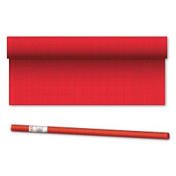 Asztalterítő damask tekercses 1,2 x 7 m Fato piros Terítők Fato