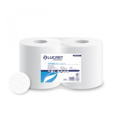 Ipari törlő 2 rétegű tekercses átmérő: 25 cm 100% cellulóz 800 lap/tek 2 tek/karton Strong Lucart 800/240 CF_852345J Papírtörlők Lucart