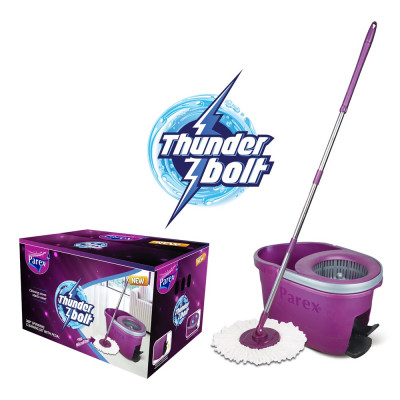 Felmosó szett pedálos 360° forgó 8 literes Parex Thunderbolt