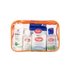 Fertőtlenítő úticsomag Bradolife Kézfertőtlenítő gél Bradochem