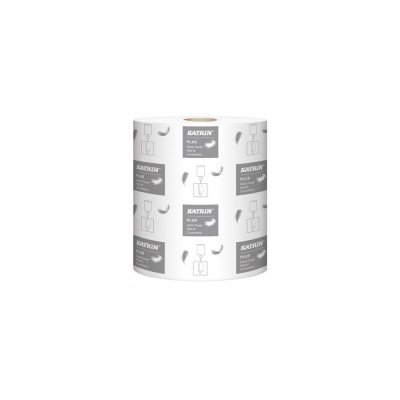 Kéztörlő 2 rétegű tekercses átmérő: 19 cm 6 tekercs/karton Plus M2 Katrin_2658 hófehér