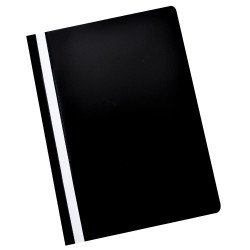 Gyorsfűző műanyag A4, PP Fornax fekete Gyorsfűző műanyag Fornax