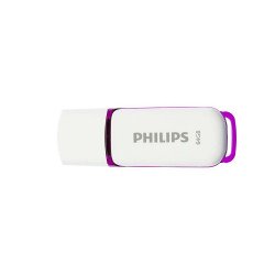 Pendrive 64Gb. USB 2.0 Philips Snow Edition fehér-lila Adattárolók Philips