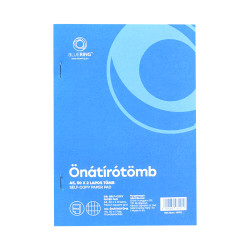 Önátírótömb A5, 50x2lap, franciakockás Bluering® Önátírótömb Bluering