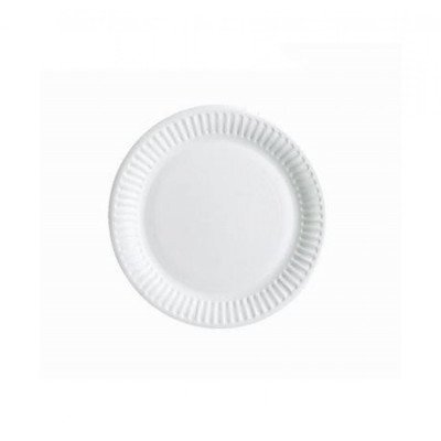 Papírtálca kerek átmérő 18 cm 50 db/csomag fehér