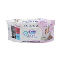 Nedves törlőkendő 72 lap/csomag Lara Sensitive Nedves törlőkendők Egyéb