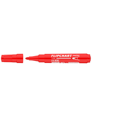 Flipchart marker vízbázisú 3mm, kerek Artip 11XXL piros