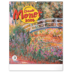 Falinaptár képes  480×560mm Claude Monet  Realsystem 2026. Falinaptár Realsystem