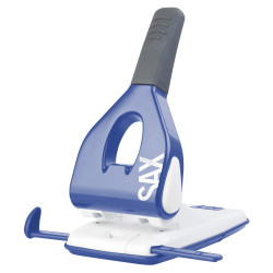 Lyukasztó 65lap 50%-al könnyített lyukasztás Sax 618 design kék Lyukasztó Sax