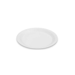 Tányér lapos papír 23 cm 100 db/csomag fehér Asztali kiegészítők, kellékek Egyéb