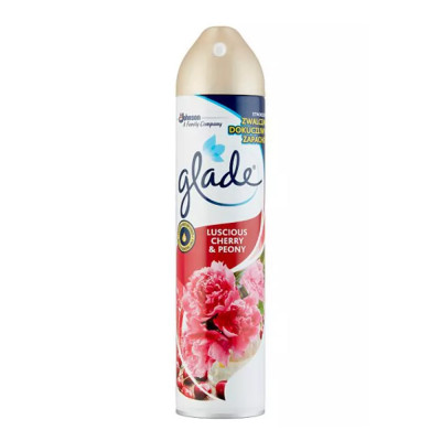 Légfrissítő aerosol 300 ml Glade® Zamatos Cseresznye és Bazsarózsa