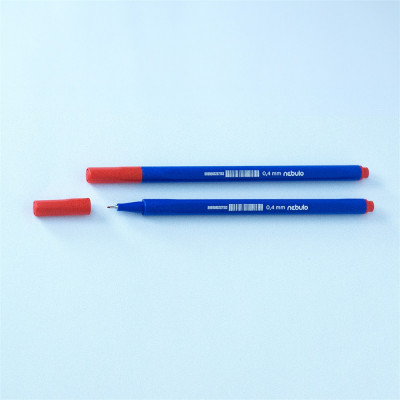 Rostirón, tűfilc 0,4mm, háromszög test Nebulo 722-B, piros