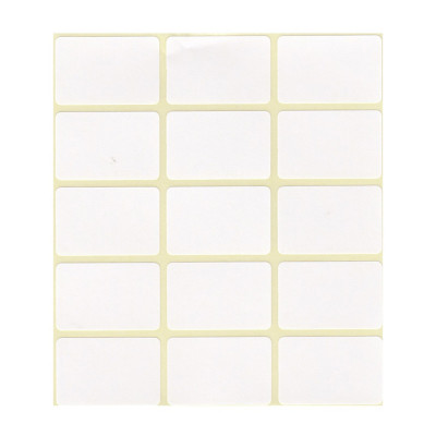 Etikett címke, 20x30mm, 4 lap, 15 címke/lap