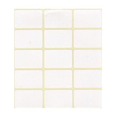 Etikett címke, 20x30mm, 4 lap, 15 címke/lap