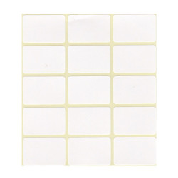 Etikett címke, 20x30mm, 4 lap, 15 címke/lap Etikett - címke Egyéb