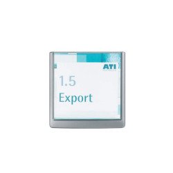 Irányítótábla, 149x148,5mm, Durable szürke Vizuál, irányító tábla Durable