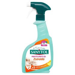 Fertőtlenítő hatású konyhai tisztítószer szórófejes 500 ml Sanytol Fertőtlenítő tisztítószer és adalék Sanytol