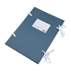 Szalagos irományfedél A4, 1m-es szalaggal Bluering® kék Szalagos irományfedél Bluering