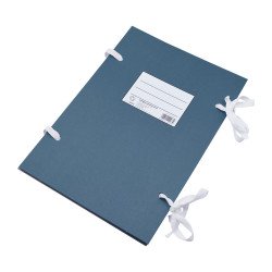 Szalagos irományfedél A4, 1m-es szalaggal Bluering® kék Szalagos irományfedél Bluering